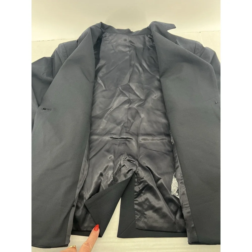 Giorgio Armani Womens Single Button Blue Blazer Italy Size 48 Have Multiple 03 - Picture 5 of 14